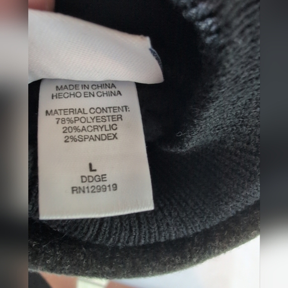 Dockers Charcoal/Black Rayon/acrylic Cloth Gloves Size Large - Picture 6 of 7